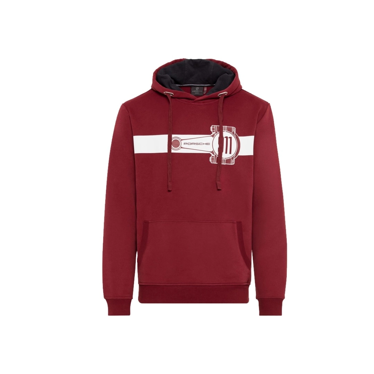 Porsche Erkek Bordo Hoodie - L Beden