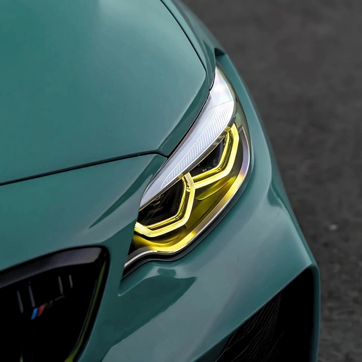 XPlagin Bmw F87 M2 / F22 2 Serisi 2018-2021 LCI Yellow DRL Led Only