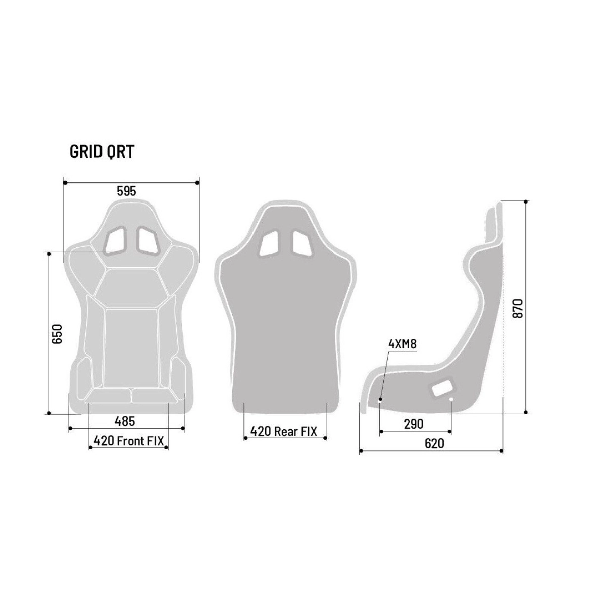 Sparco Grid Q Gaming Simülatör Koltuğu