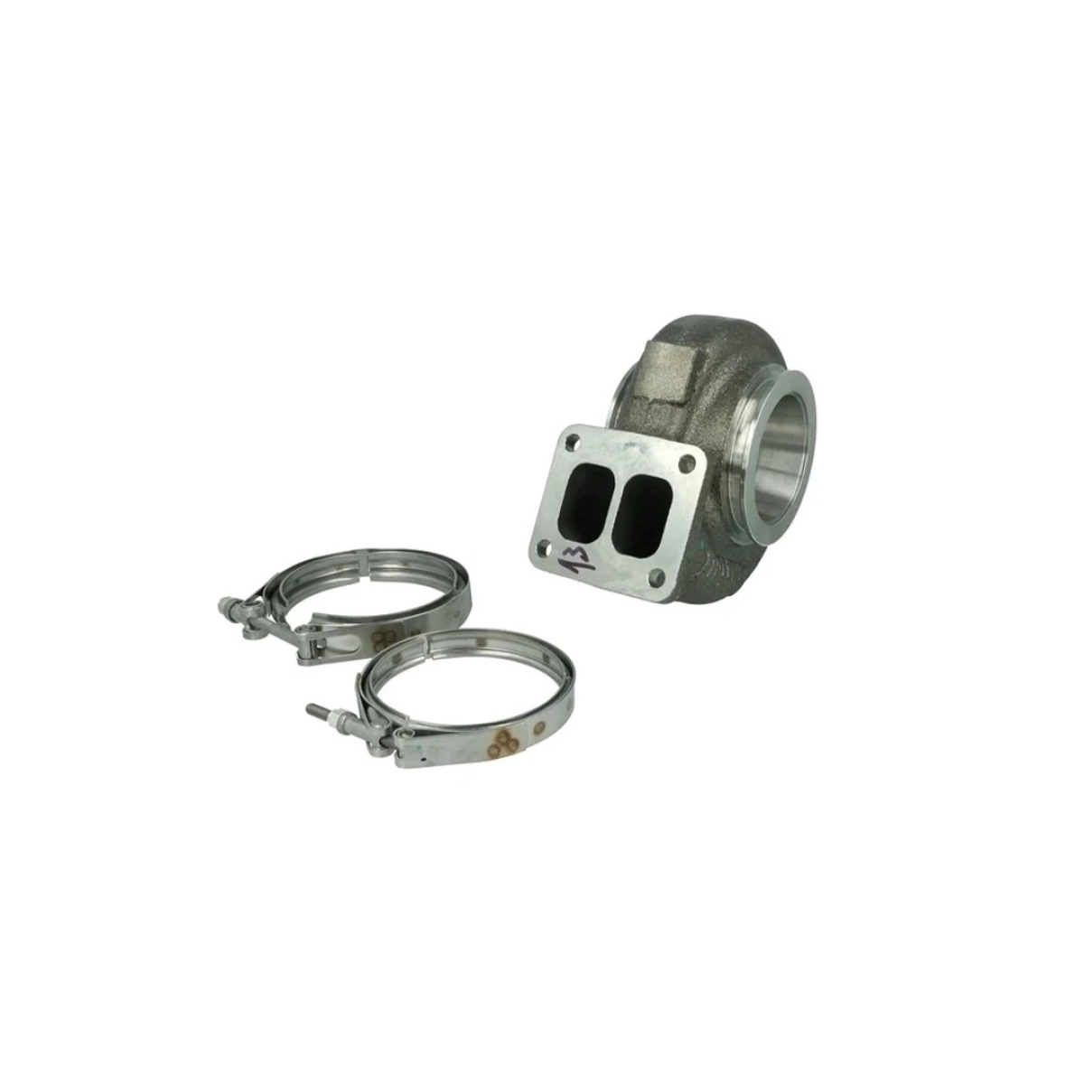 Garrett G42 Türbin Muhafaza 1.15 A/R T4 Twinscroll / T4D/Out / 757707-0015 Standart Rota