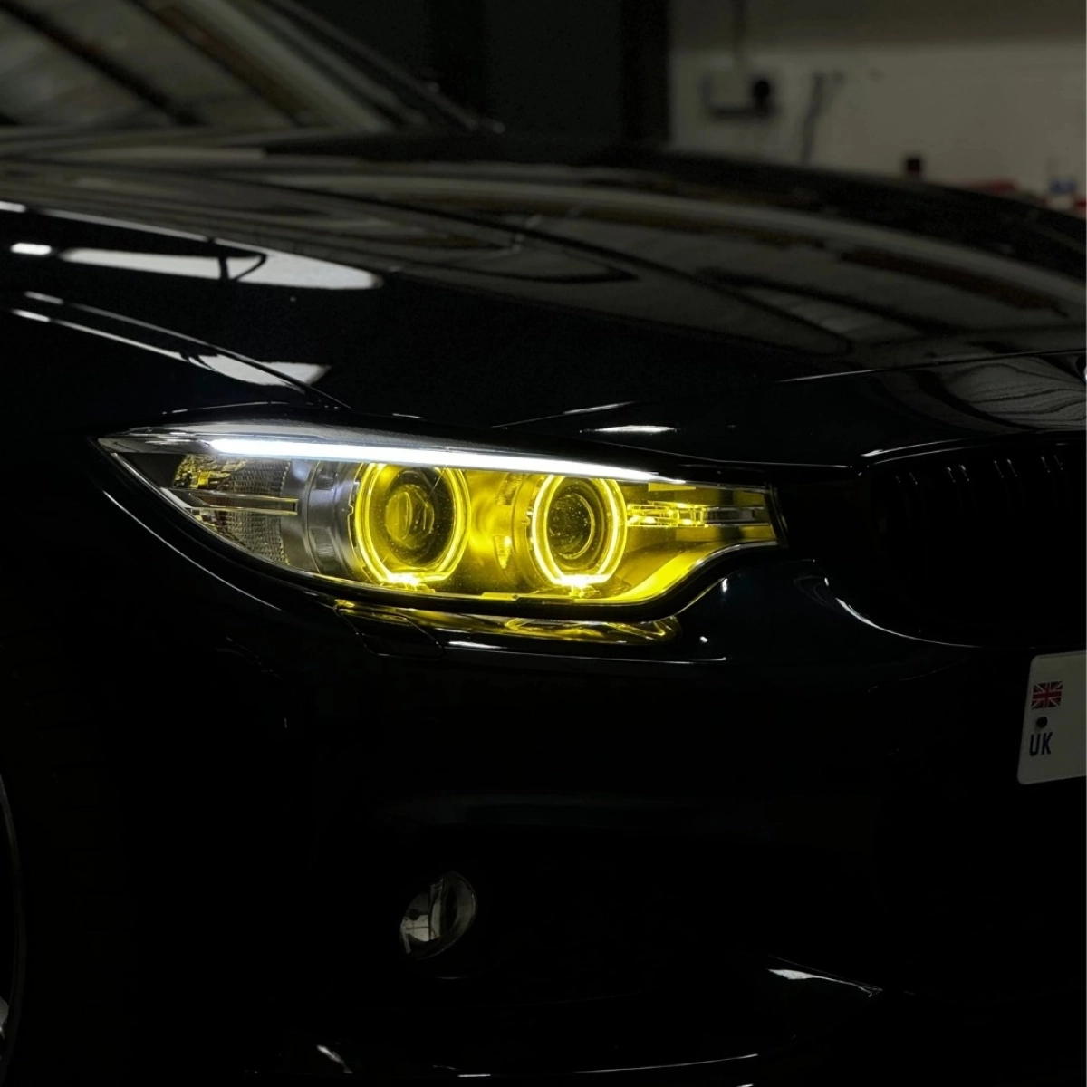 XPlagin Bmw F30 3 Serisi 2012-2015 PRE-LCI Yellow DRL  Xenon Only
