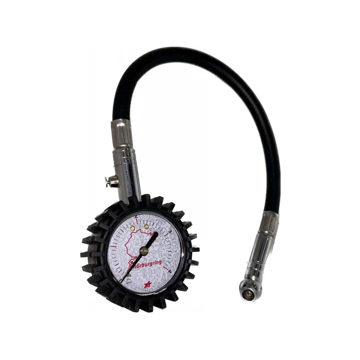 Atomic GH01-QBR2S Gümüş Lastik Basınç Ölçer