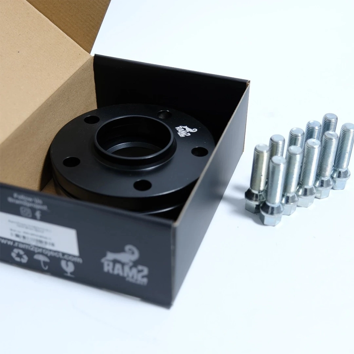 Ram2 Spacer 5x98 58,1 20mm Siyah