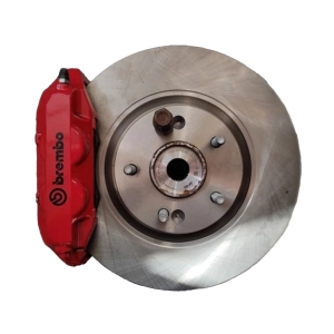 K-System Hyundai i20N Brembo 4 Piston 320x28mm Fren Dönüşüm Kiti – Kırmızı Kaliper