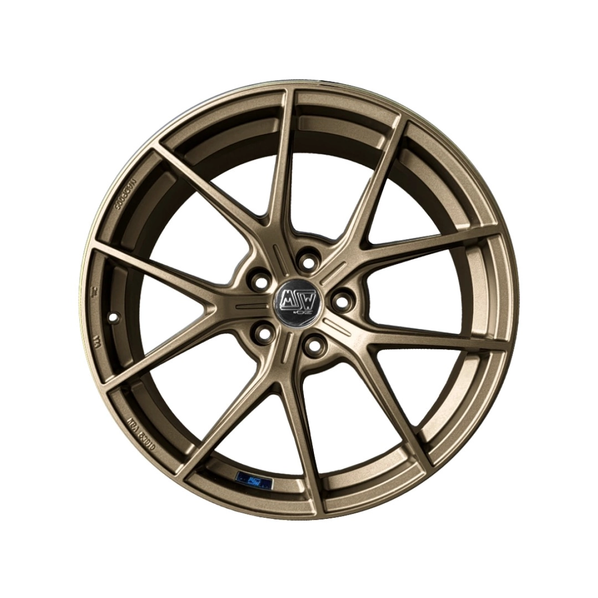 MSW P1 8x18 5x112 ET-48 Rally Bronze-18L7 Takım Jant