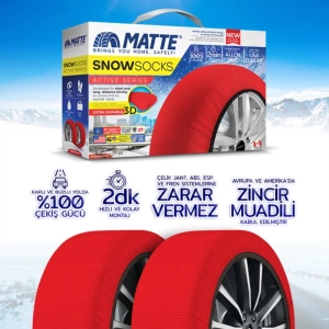 Matte EN 16662-1 Medium Active Serisi Kar Çorabı