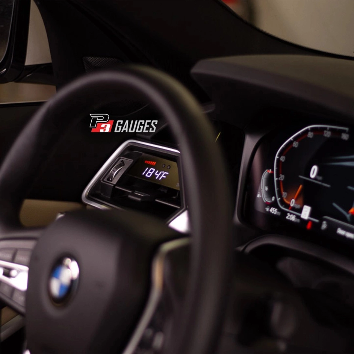 P3 Gauges P3 V3 OBD2 Bmw G20 - G22 - G23 - G80 - G82 - G83 - G87 - G42 (2019+) L3P3BG2X Dijital Havalandırma Göstergesi