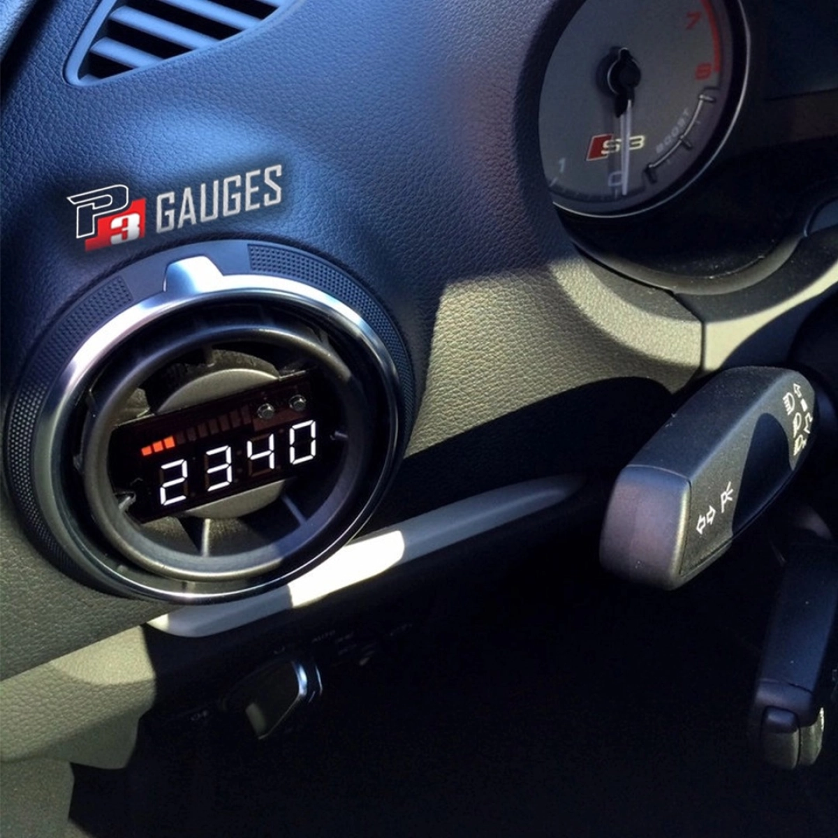 P3 Gauges P3 V3 OBD2 Audi 8V (2012+) U3P3A8VX Çok Fonksiyonlu Gösterge