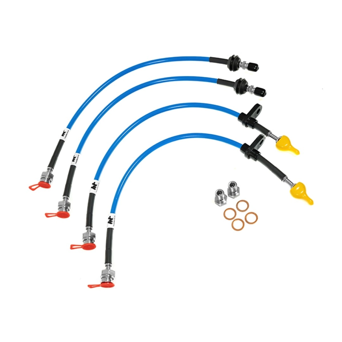 Forge Motorsport VW Golf 6R Çelik Fren Hortumu - Mavi