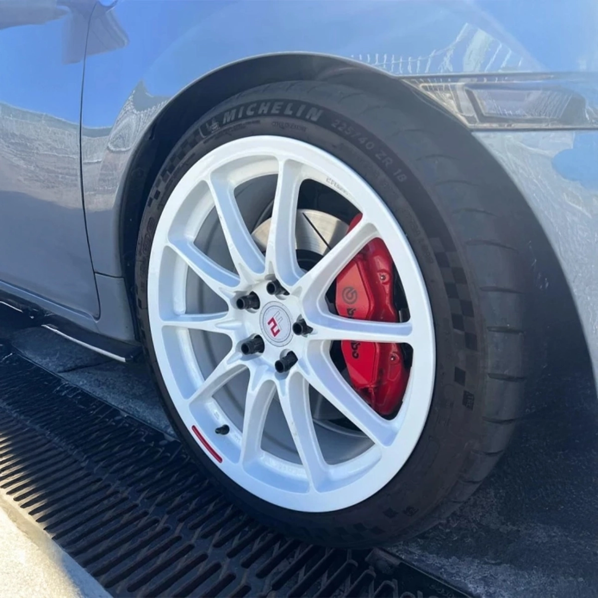 K-System Honda Civic X (10. Nesil) Brembo 4 Piston 324x30mm Fren Dönüşüm Kiti – Kırmızı Kaliper