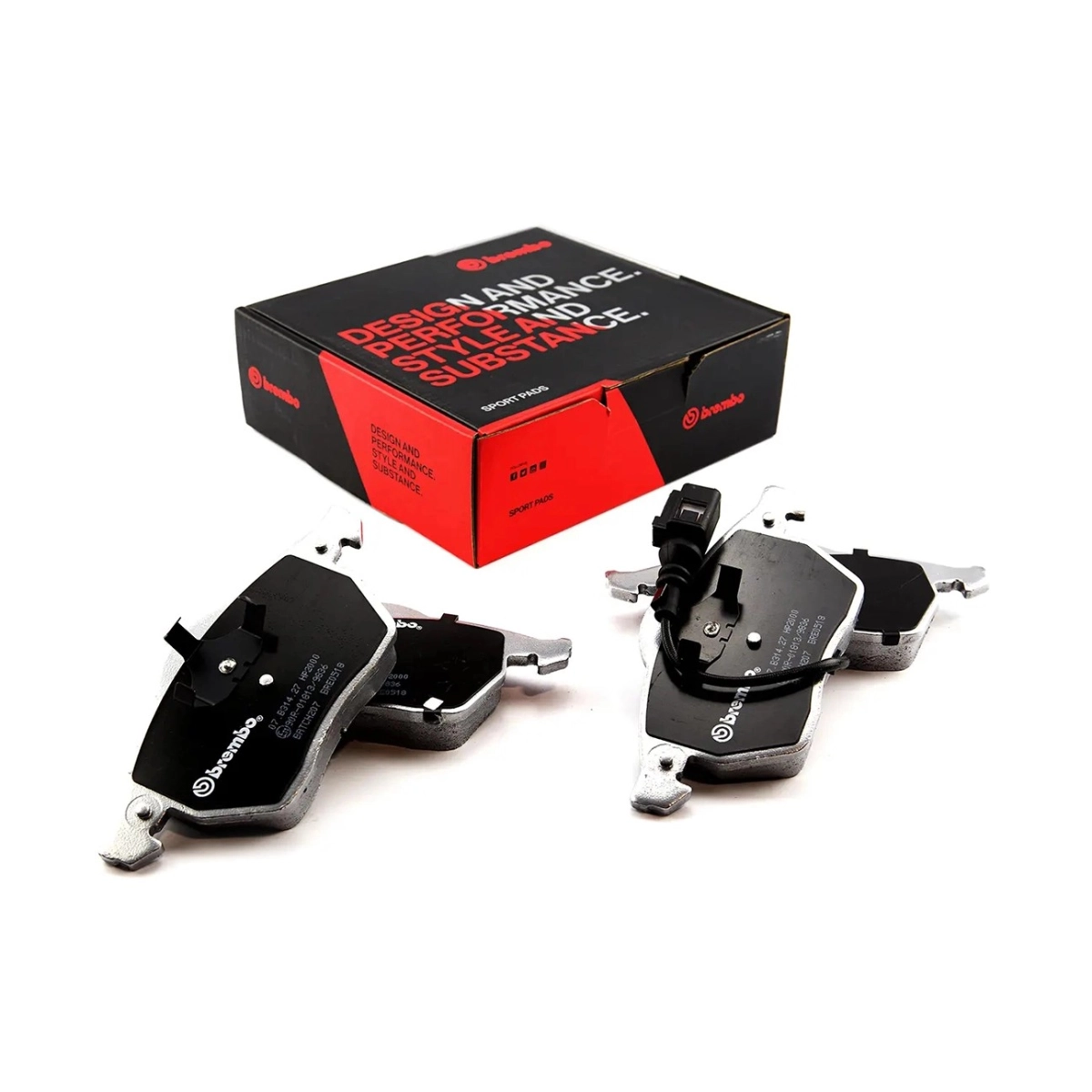 Brembo Ön Fren Balata Seti - Audi A8 D2 2.5 TDI, 3.7, 4.2, 6.0 W12, S8 - 07.B314.54
