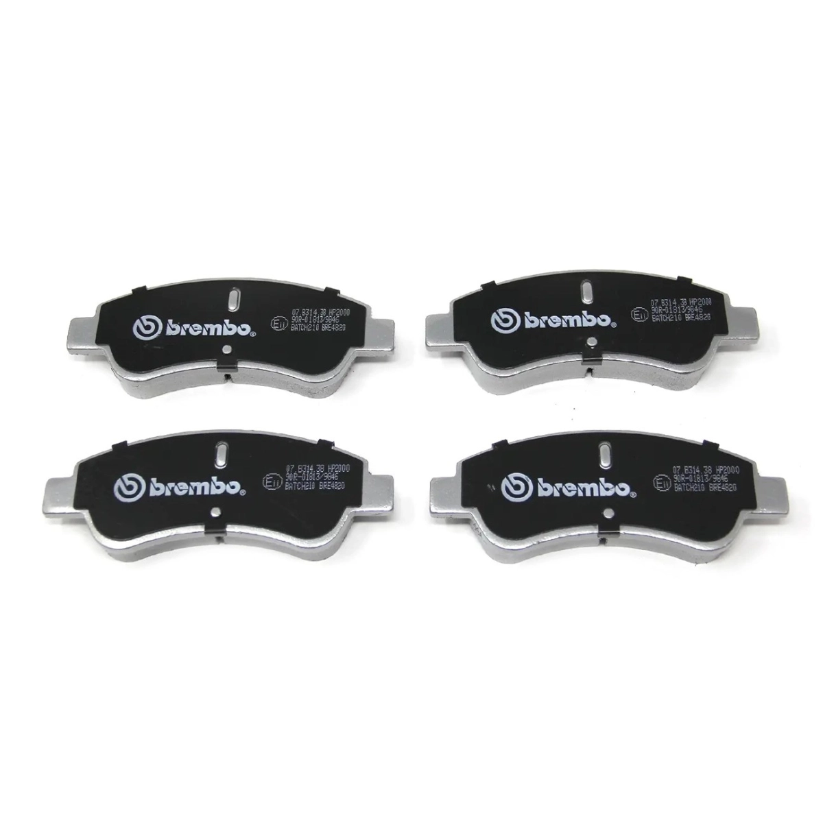 Brembo Ön Fren Balata Seti - Citroen C3, C4, DS3 - Peugeot 206, 207, 208, 301, 307, 2008 - 07.B314.38