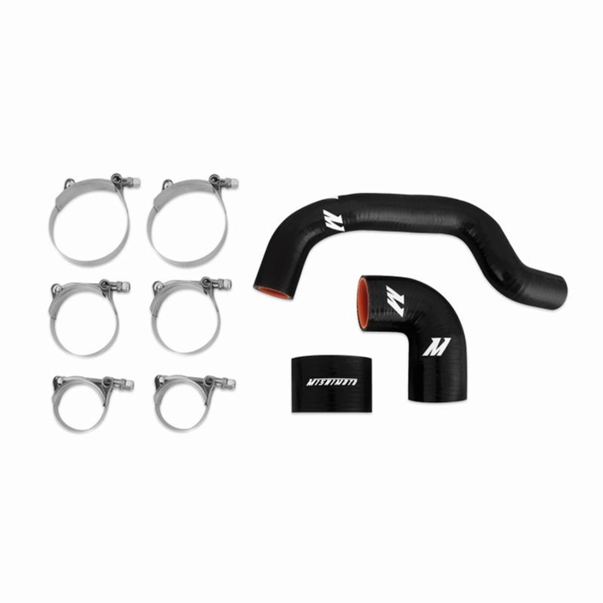 Mishimoto Subaru STI USDM 2004-2007 Silikon Intercooler Hortumları - Siyah