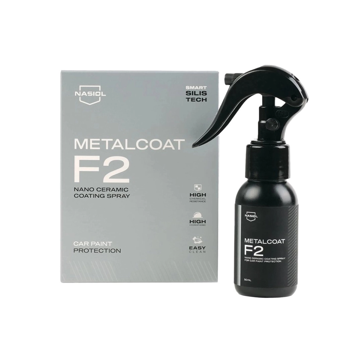 Nasiol Metalcoat F2 50ml Nano Seramik Kaplama ve Boya Koruma