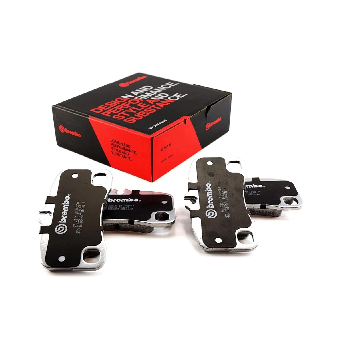 Brembo Arka Fren Balata Seti - Porsche 911 (997) GT3, GT3 RS, Turbo, Turbo S - 07.B315.15